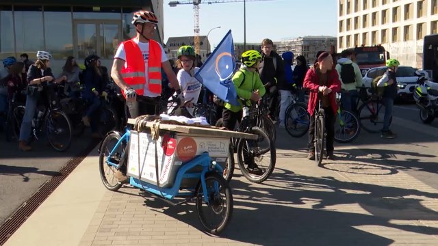 Fahrrad Demo in Potsdam