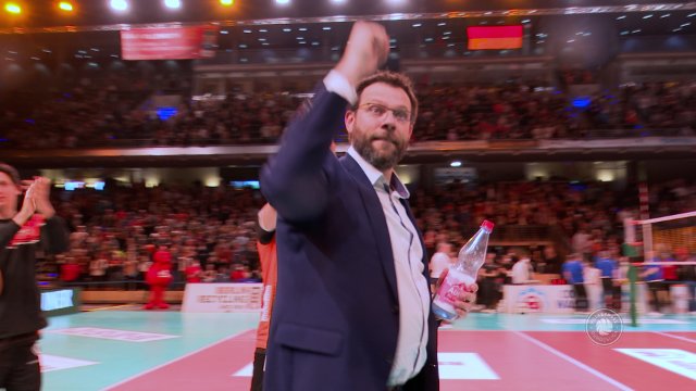 BR Volleys verhindern Meisterfeier in der Max-Schmeling Halle (zunächst)