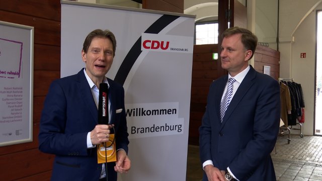 Landesparteitag 2023 der CDU Brandenburg  - Steeven Bretz