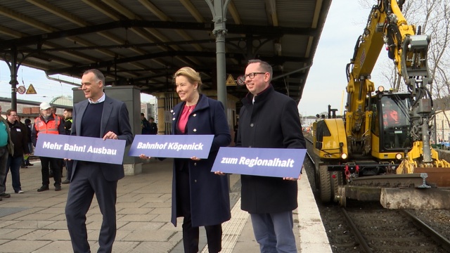 Regionalbahn-Ausbau des S-Bahnhofs Köpenick hat begonnen