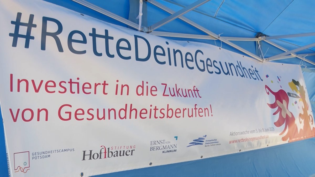 #RetteDeineGesundheit-Aktionscamp im Herzen von Potsdam  ist gestartet