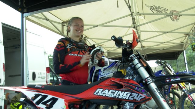 Ehrgeizig und rücksichtsvoll-Motocross Fahrerin Franka Blümchen hat noch viel vor